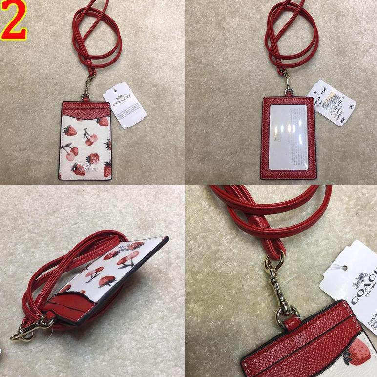 

PROMO SPESIAL card holder / Coach F65573 original/ Kartu kerja /tag / lanyard/ name tag holder/ID Card holder ✩ 854