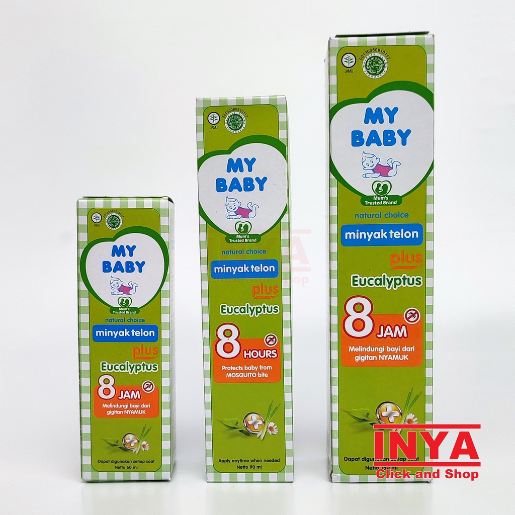 MY BABY MINYAK TELON PLUS EUCALYPTUS 150ml - Baby &amp; Kids