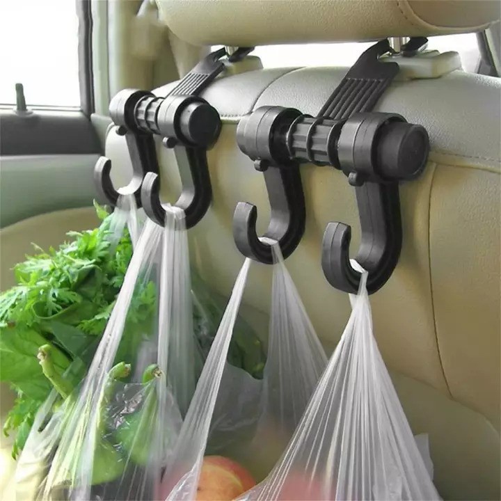 HANGER JOK MOBIL Gantungan barang mobil GANTUNGAN BARANG MOBIL Gantungan Barang di Mobil Portable Car Holder Hanger - Cantol Cantolan Kursi Untuk Tas / Kresek