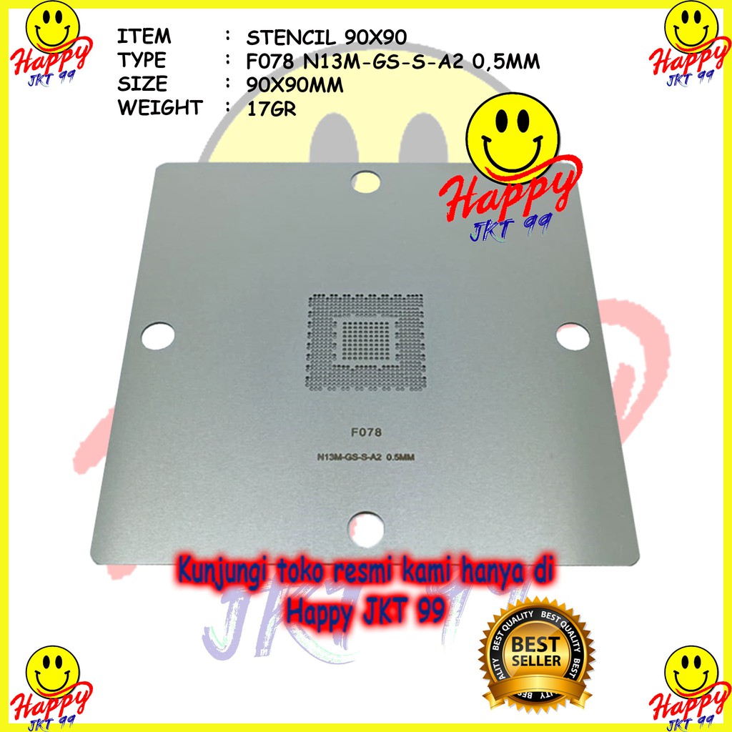 [ HAPPY JKT 99 ] STENCIL 90X90 N13M-GS-S-A2 N14M-GL-S-A2 N13M N14M N13P N14P