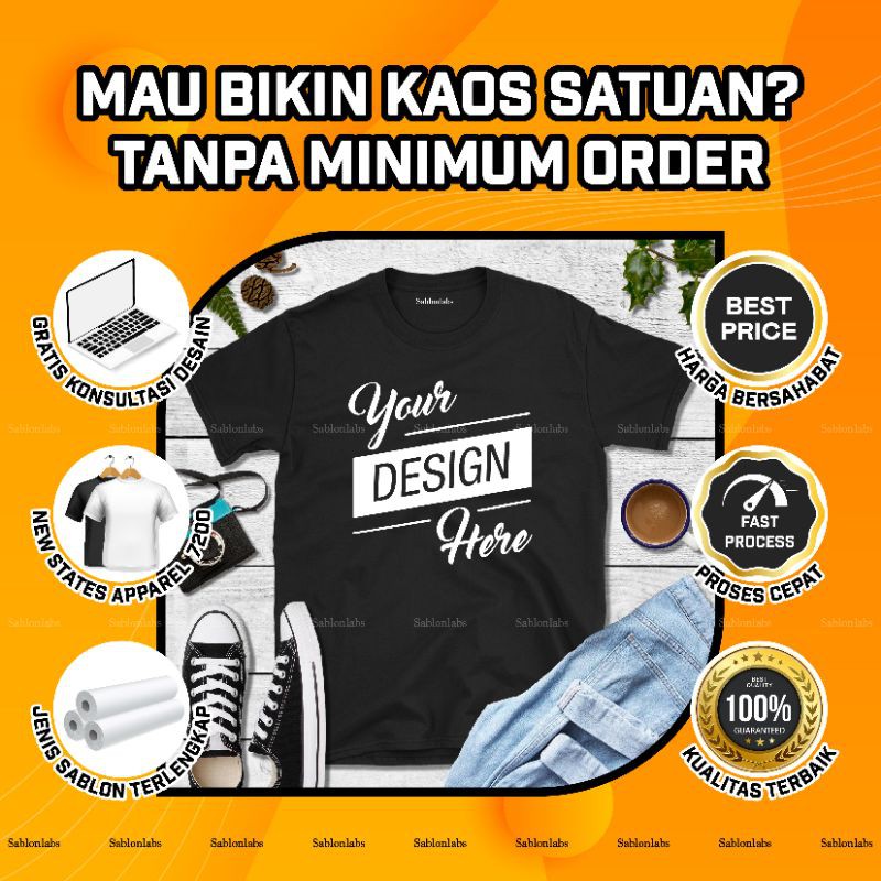  KAOS  CUSTOM  SABLON SUKA SUKA SABLON POLYFLEX PU GLOW  IN 