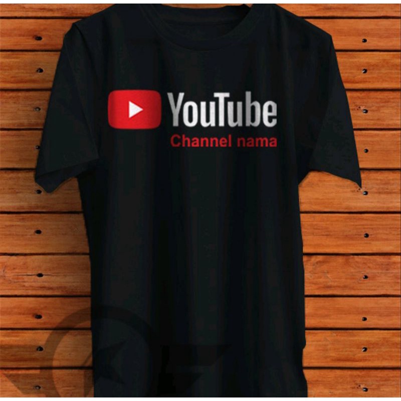 kaos youtube / kaos custom youtube nama channel / kaos custom youtube + nama suka suka