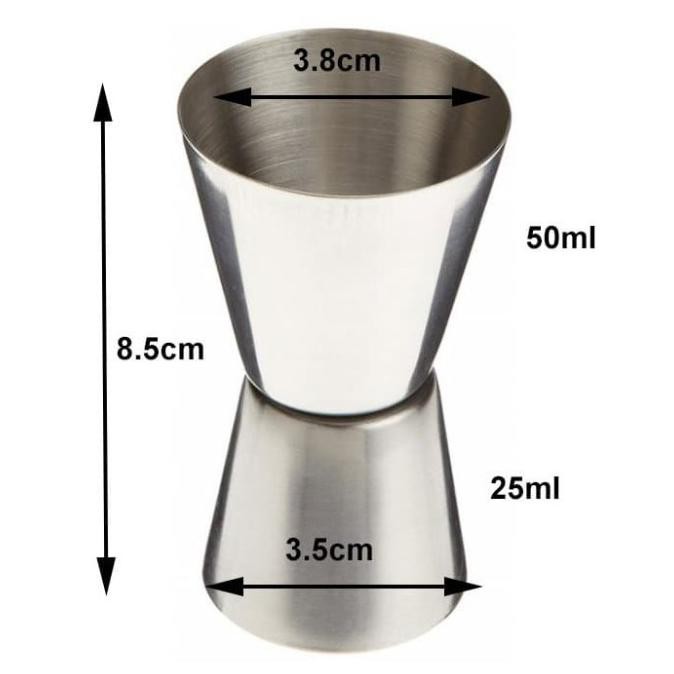 Gelas ukur / Gelas takar / Gelas Takaran / Jigger stainless