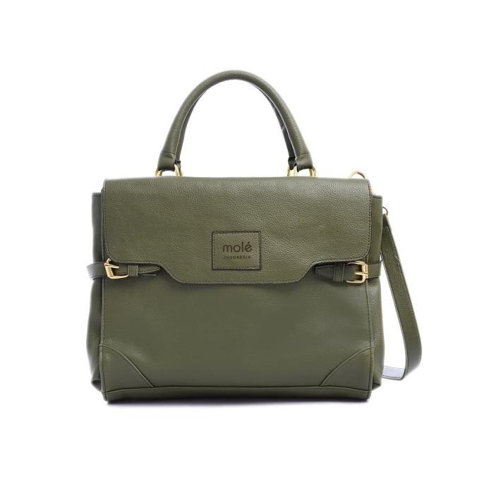 Mole Indonesia - Tas Selempang Kulit - Tivoli Green Produk Terbaik