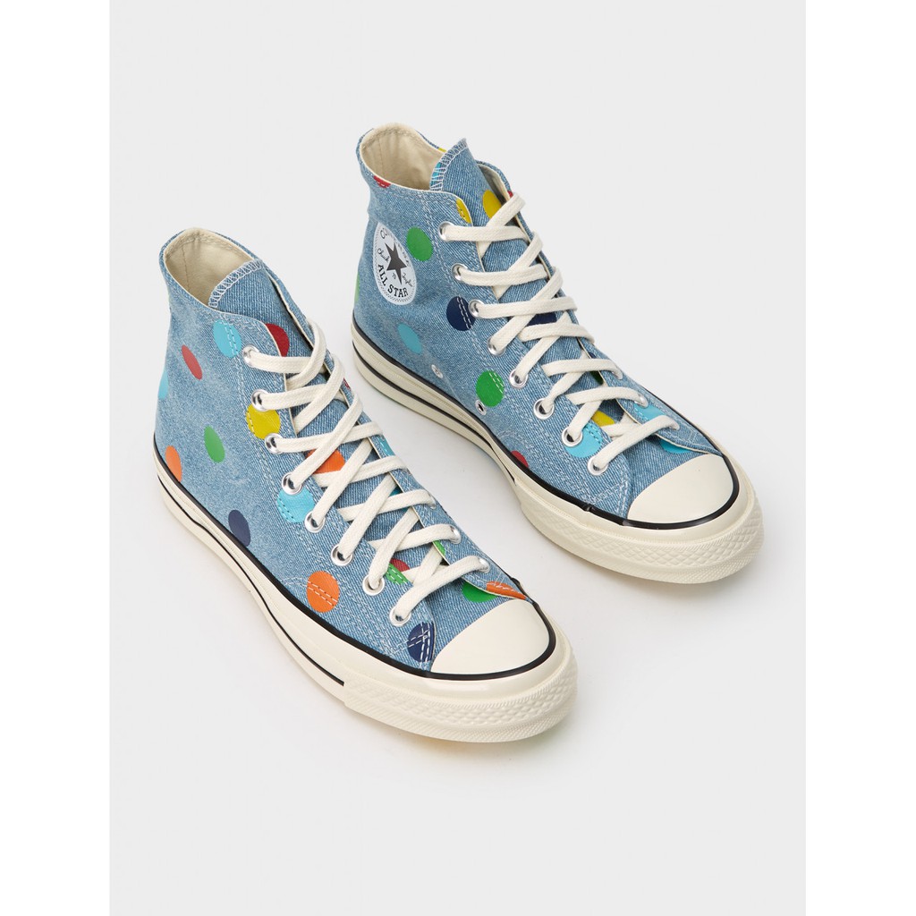 Sepatu Converse Chuck 70 70s x Golf Le Fleur Golf Wang Denim Polka Dot