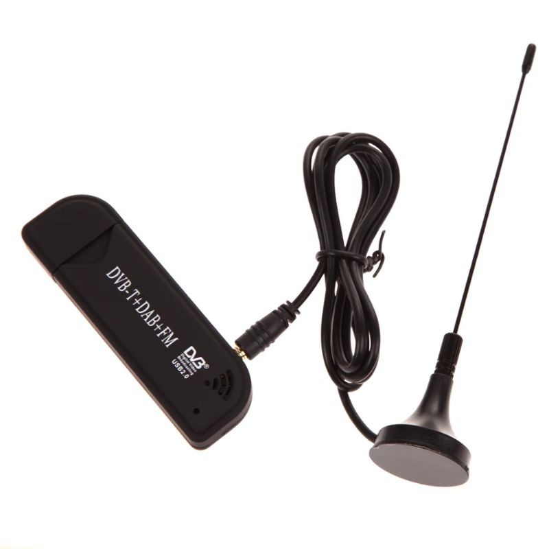 USB2.0 Digital DVB-T SDR + DAB + FM TV Tuner Receiver SDR TV Stick RTL2832U + FC0012 Video Digital