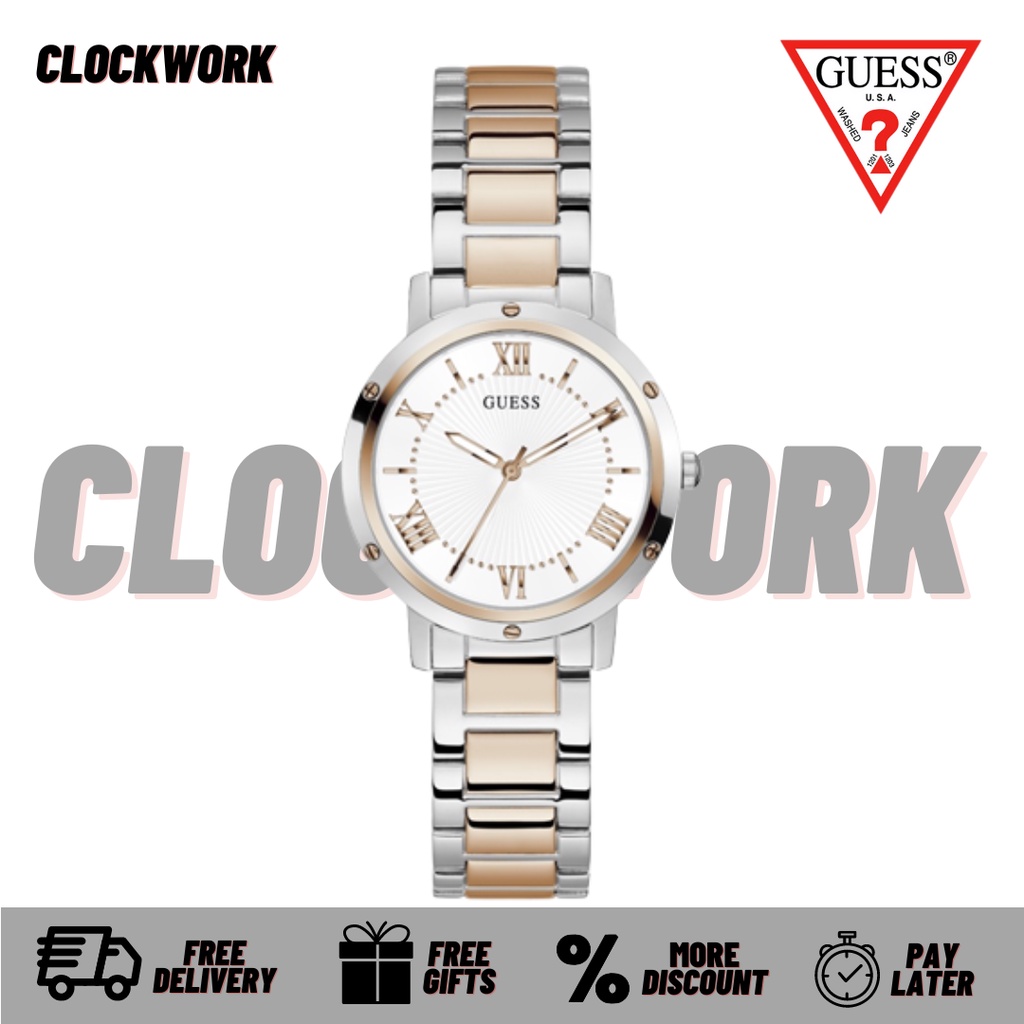 Jam Tangan Guess Watch 2-Tone DAWN - GW0404L3 Wanita Rantai ORIGINAL