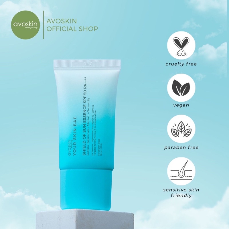 AVOSKIN YSB Shield of Sun Essence SPF 50 PA++++ Sunscreen Avoskin