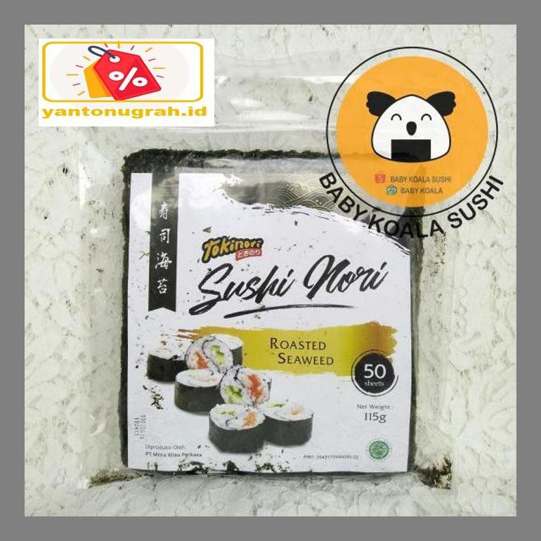 

S50Mkkar Nori Halal Tokinori 50 Lembar | Rumput Laut Sushi Yakinori Kimbab Dr05Ytd