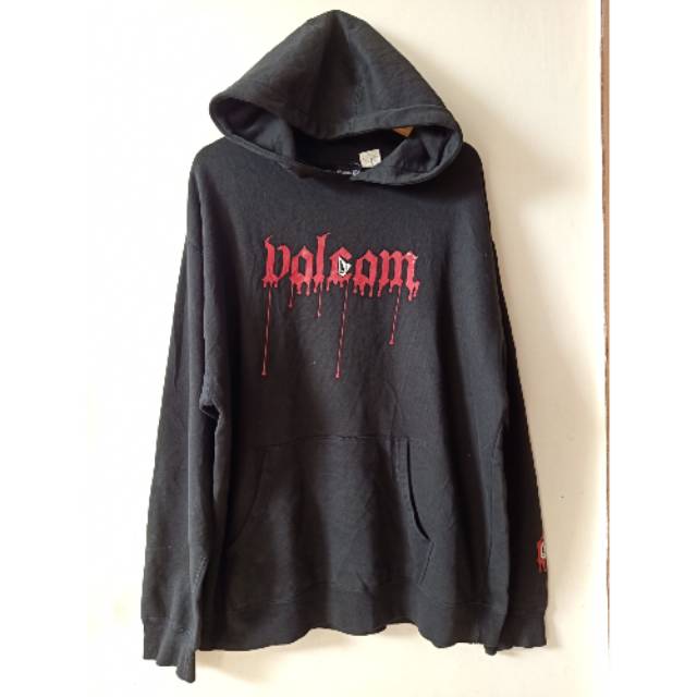 HOODIE VOLCOM BLACK ORIGINAL / JAKET VOLOCOM ORIGINAL