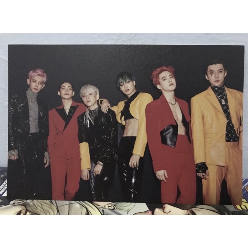 exo official postcard - exo postcard obsession