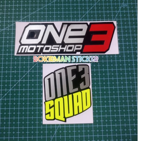 STICKER ONE3 SQUAD CUTTING