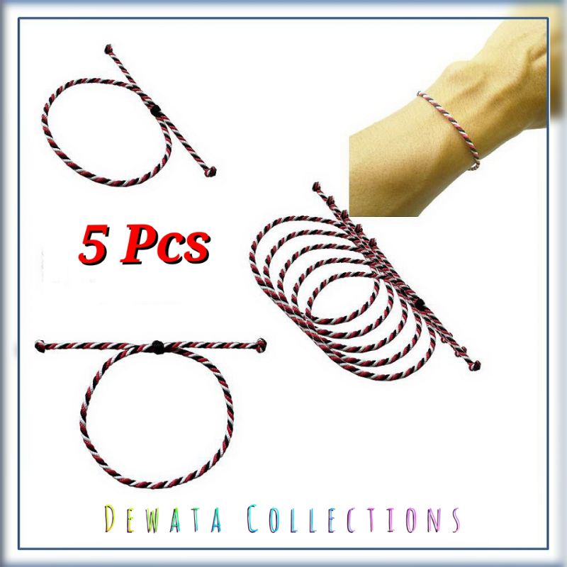 5 Pcs Gelang Tridatu 1 Layer