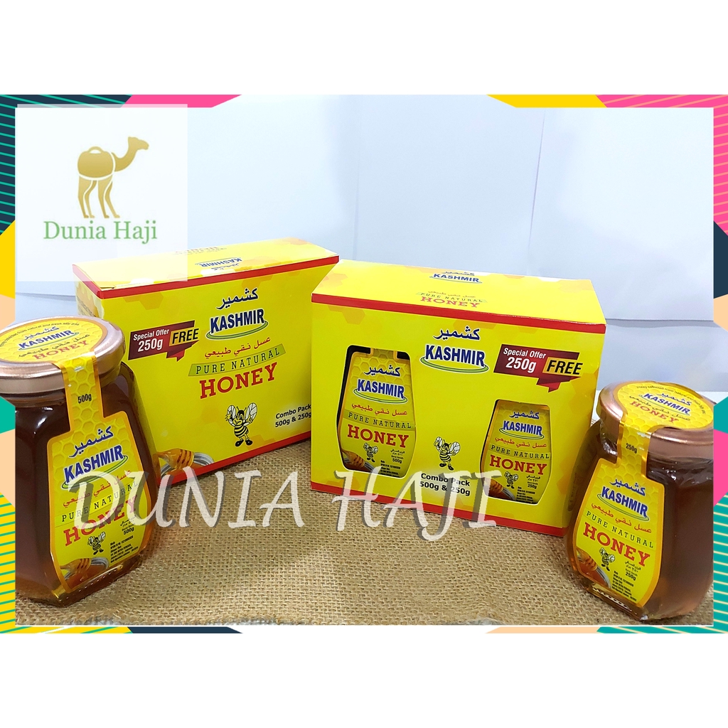 

Madu Asli Kashmir Combo Pack 500gr + 250gr Pure Natural Honey Kashmir
