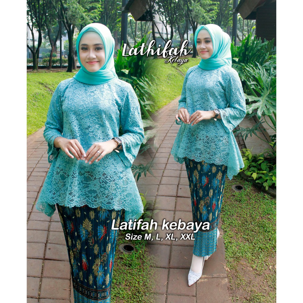 kebaya brokat rinjani leaf masakini