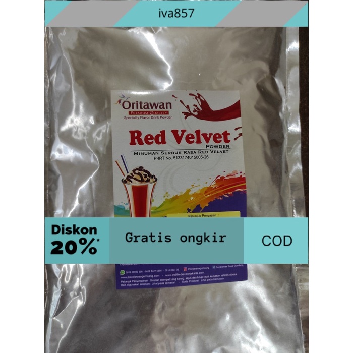 

PROMO Red Velvet Powder GRATIS ONGKIR