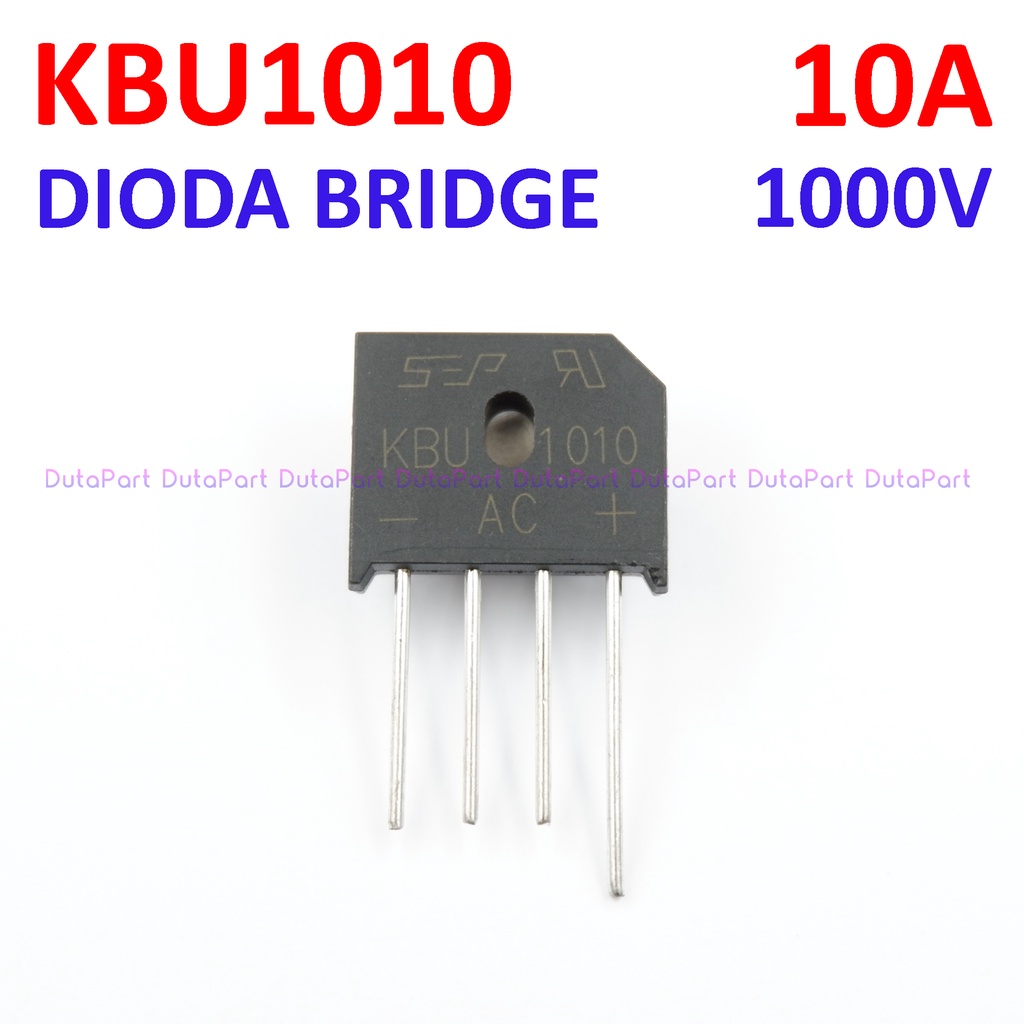 KBU1010 10A 1000V KBU 1010 Dioda Bridge Sisir Jembatan Rectifier Diode