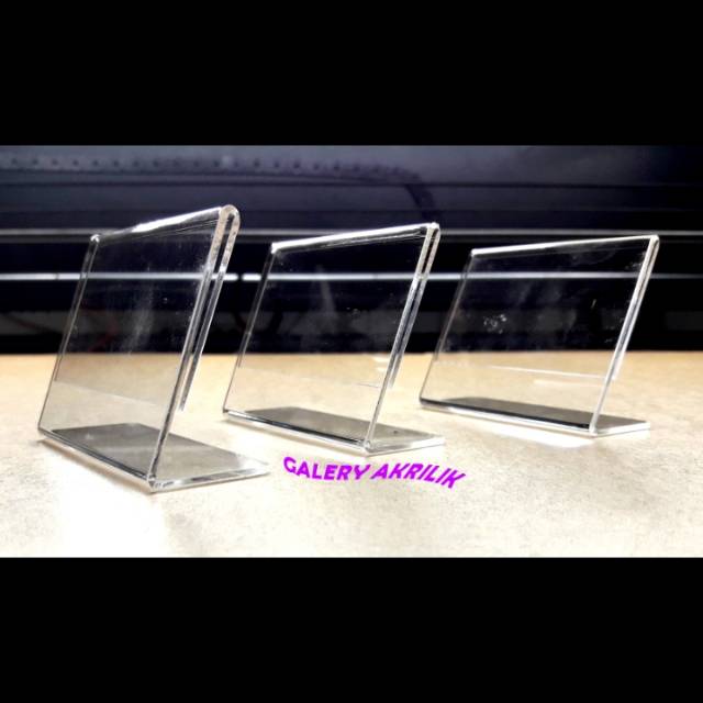 

SIGN BOARD ACRYLIC 6X9 SIGN LABEL TEMPAT KARTU NAMA AKRILIK NAME TAGE