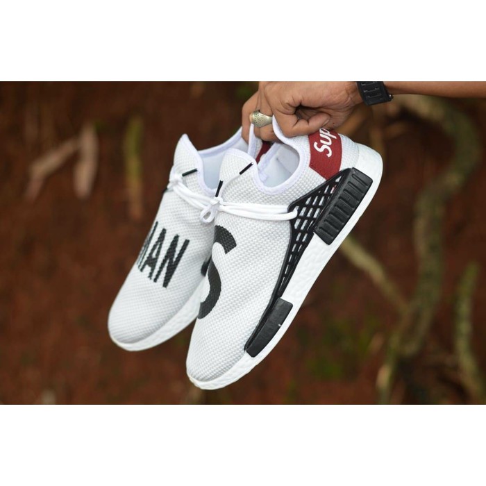 sneakers casual running adidas human s race x supreme putih men - Putih, 41  Sepatu sneakers casual