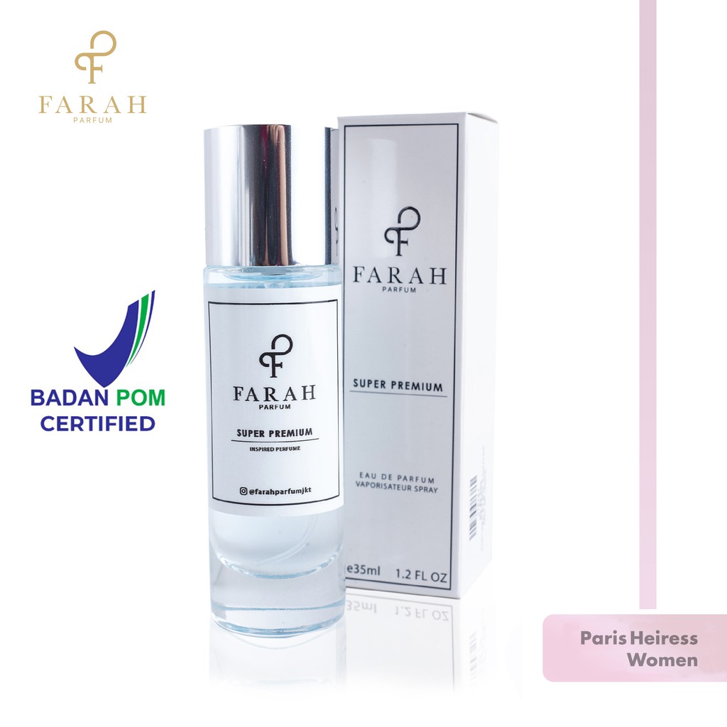 Paris Heiress Women Super Premium by Farah Parfum - Parfume Wanita Tahan Lama