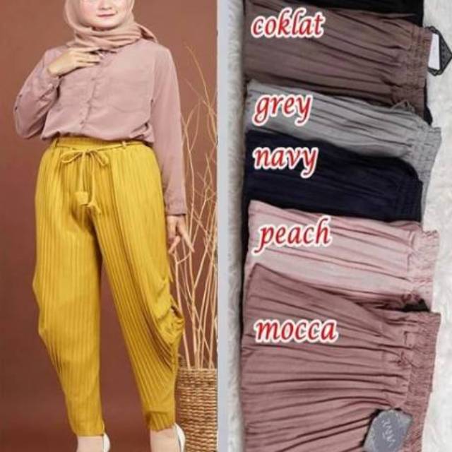 512 Celana Cubit Plisket