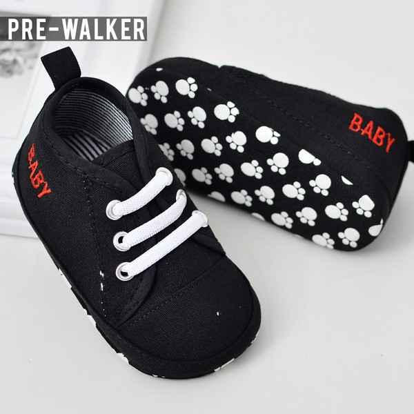 black pre walker shoes