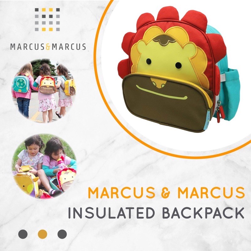 Marcus and Marcus Insulated Lunch Bag/Tas anak