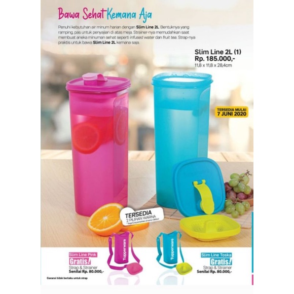 Slimelime botol 2 liter FREE TALI TAS