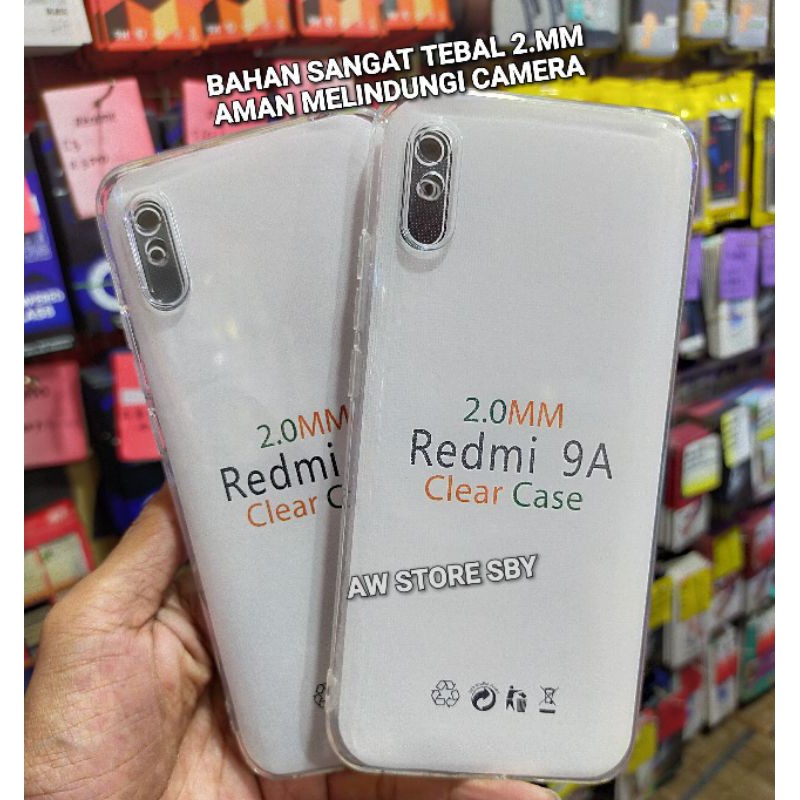 Clear case Xiaomi redmi 9A tebaL Transparant Softcase redmi 9A