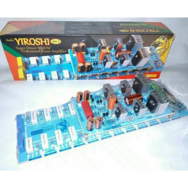 Kit power audio profesional amplifier YIROSHI MK-5 minus TR 1800watt