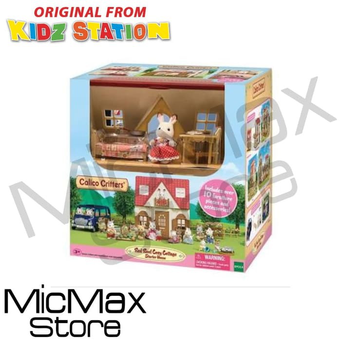 sylvanian families beechwood hall and saloon car gift set
