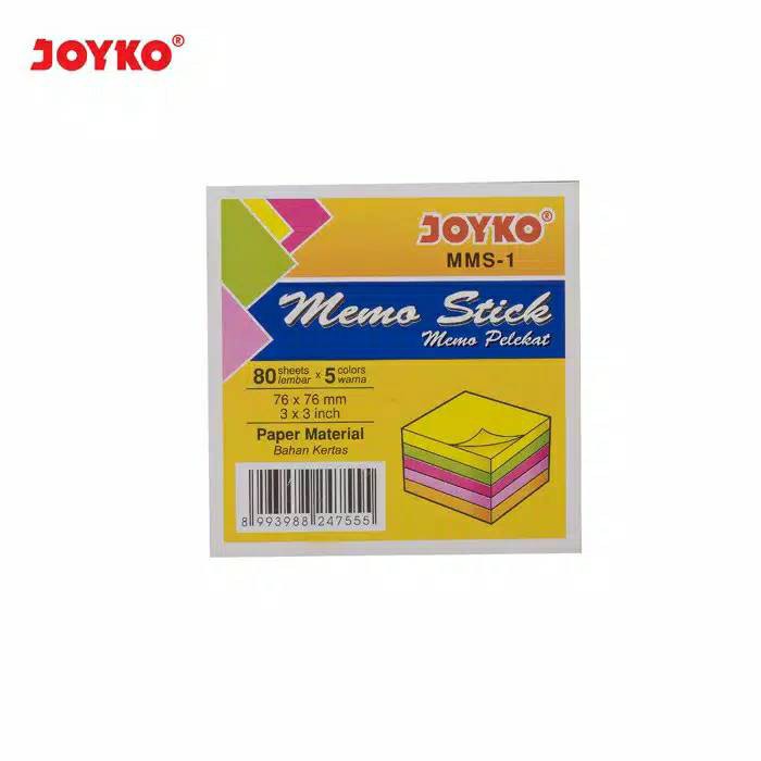 

Memo Stick / Sticky Note / Kertas Memo / Memo Tempel Joyko MMS-1P ( 400 lembar )