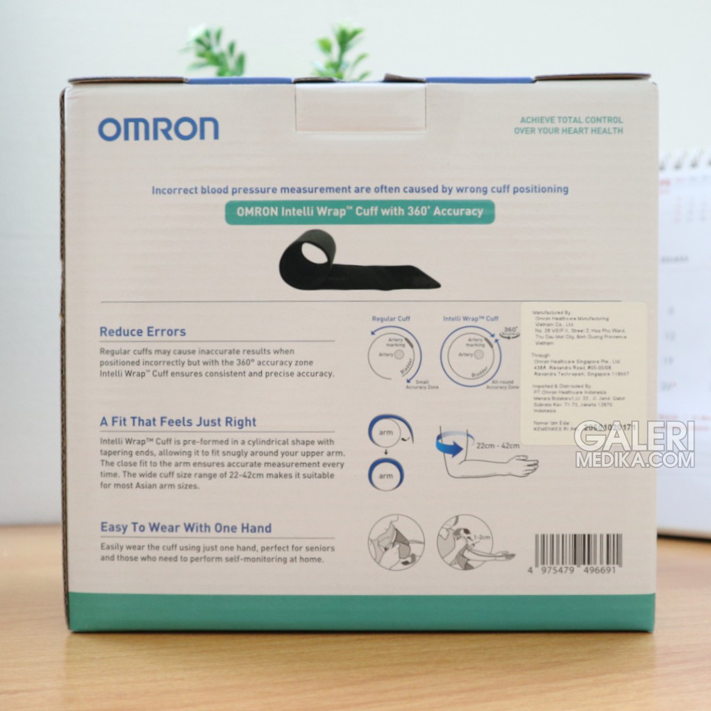 Omron HEM-7156 Tensimeter Digital Lengan Deluxe + Adaptor - Alat Ukur Tekanan Darah