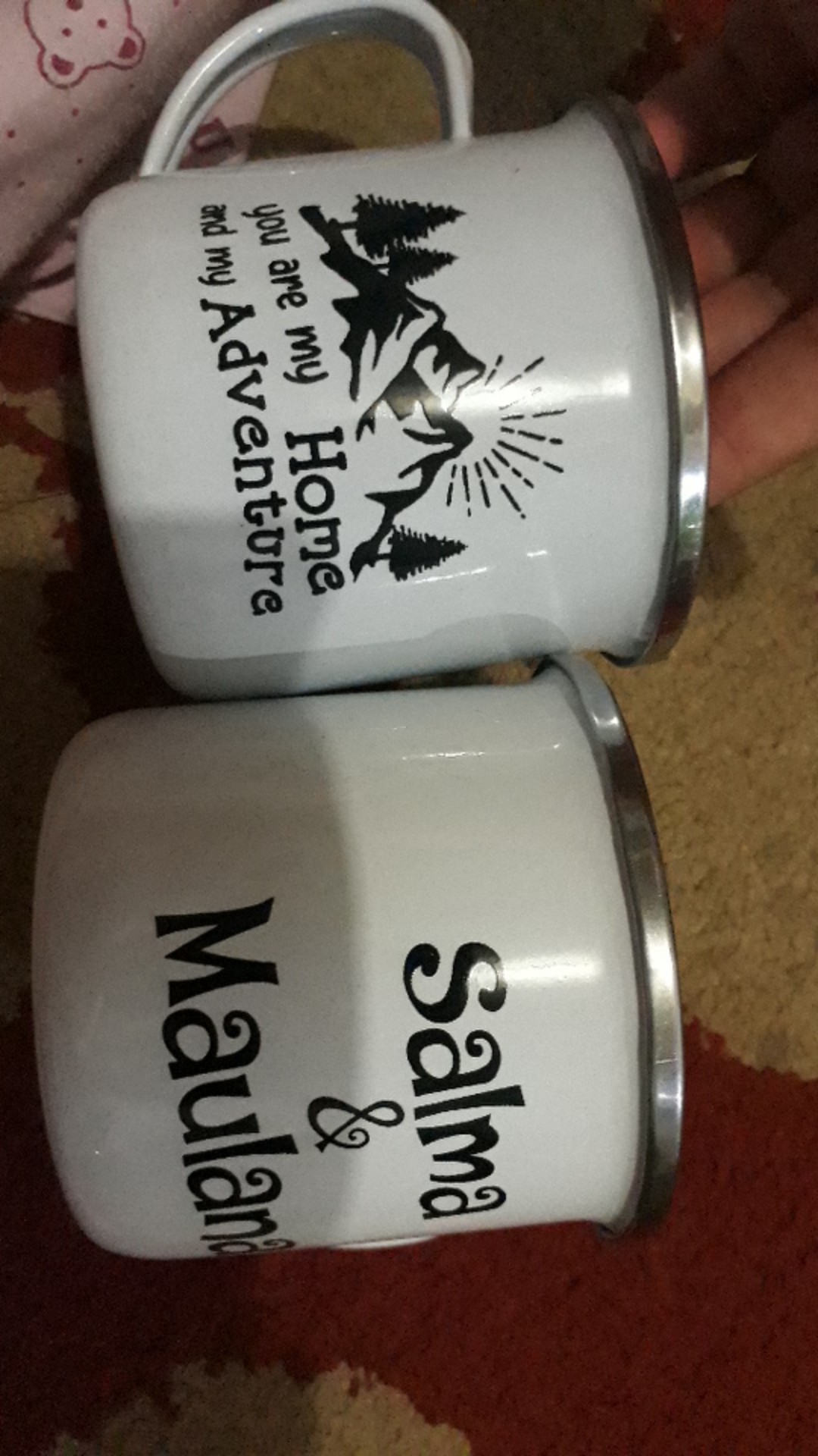 Mug Enamel List Stainless Couple/wedding Series Custom
