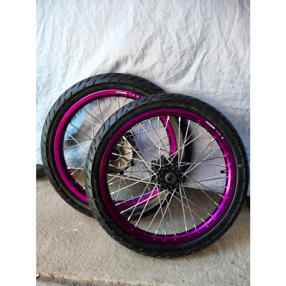 WHEELSET VELG SET CACING CRF150L WHEELSET MODEL THAILOOK