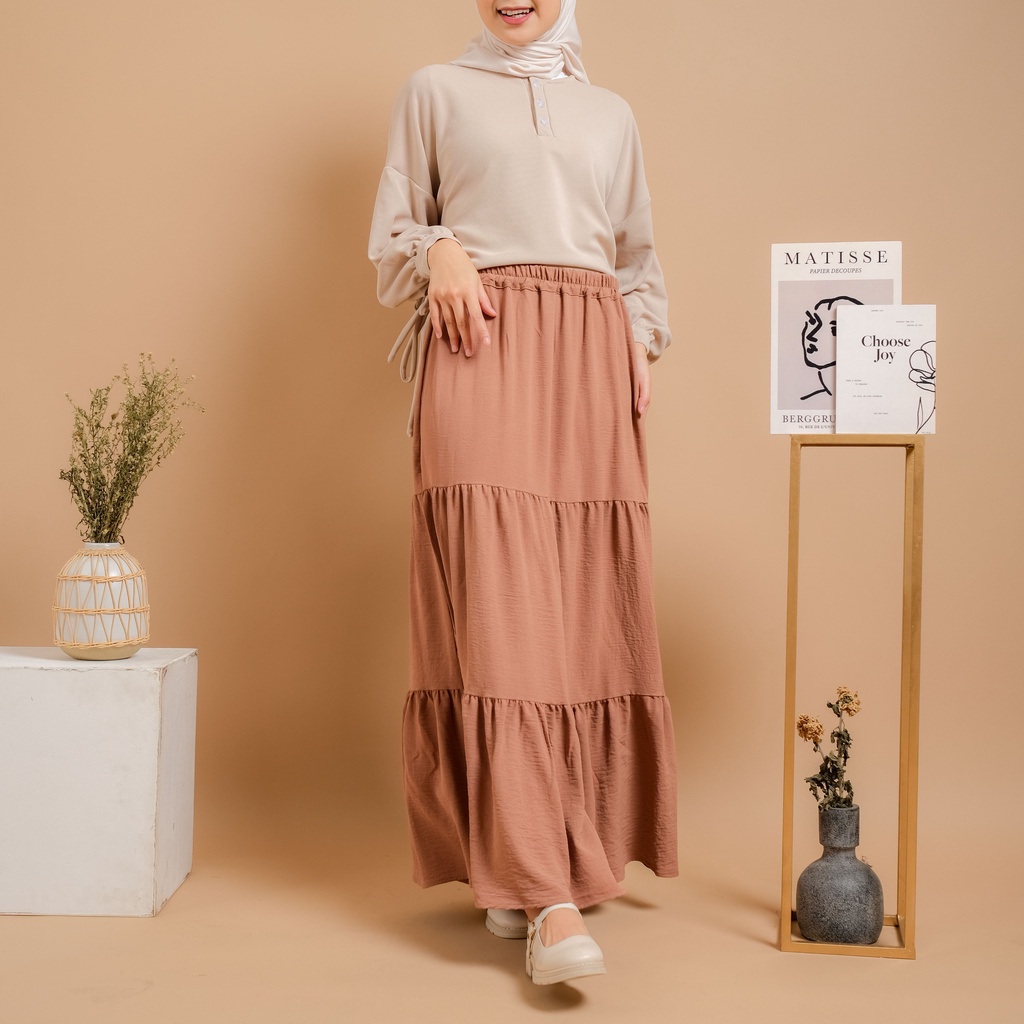 Mayoutfit Deinka Skirt / Rok Layer Wanita-3