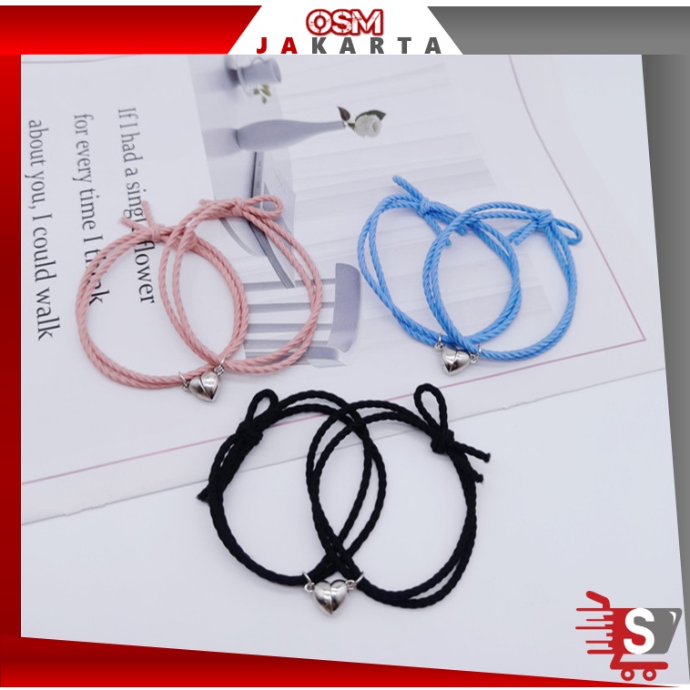 Jual OSM JKT G5277 (2PCS) Gelang Couple Love / Gelang Couple