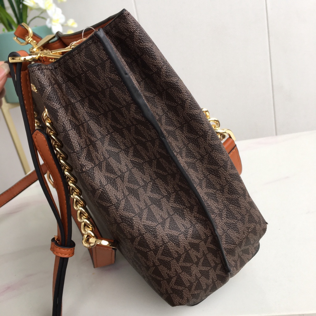 （Shopee Live）KM0134-7 0134  Michael Kors    M-K new Arielle multi-layered ear bag chain shoulder messenger bag