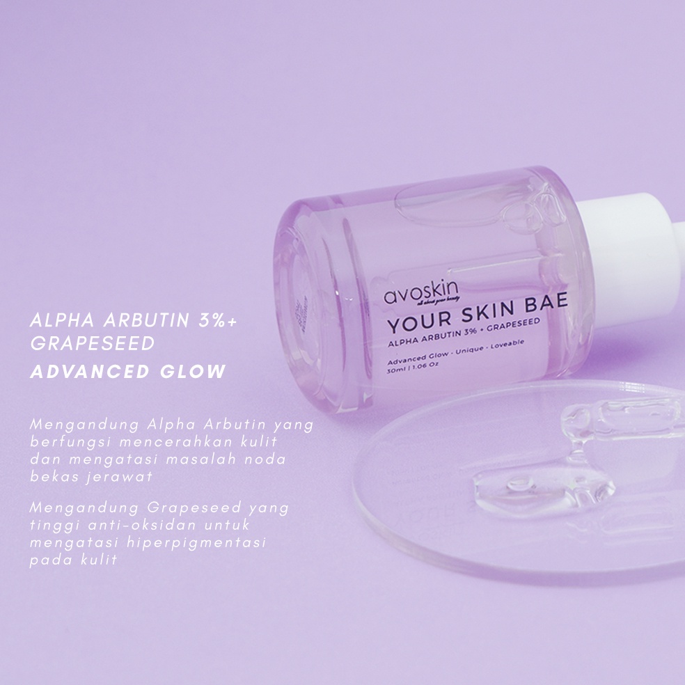 Avoskin Your Skin Bae Alpha Arbutin 3% + Grapeseed Serum