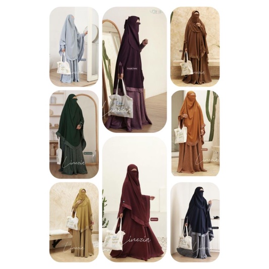 LINEZIA BY MAHIRA INDONESIA | GAMIS SET LINEN MAHIRA | GAMIS SET CADAR BEST SELLER