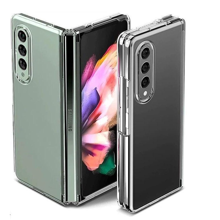 Clear HD Case Samsung Galaxy Z Fold 5 Fold 4 Z Fold 3 5G Z Fold 2 Z Fold 1 Hard Case Cleaer Bening Anti Shocking