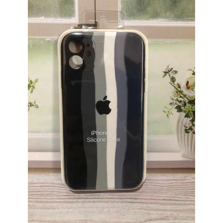 CASE IPHONE 11 SILIKON CASE NEW RAINBOW COVER IPHONE 11