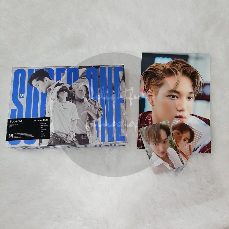 (READY STOCK) SUPERM SUPER ONE ALBUM UNIT B UNSEALED KAI LUCAS PHOTOCARD