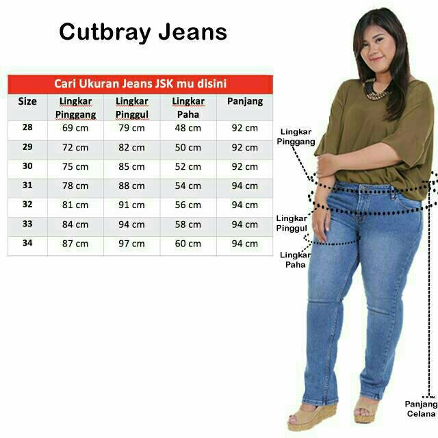 Celana Panjang Cutbray Jeans Wanita By JSK Celana Jeans Trendy Cewek Denim/Gaul/Celana Hitam Biru