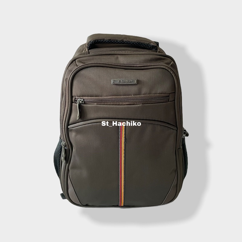 Tas Ransel Backpack Paloalto Cowo / Pria Alto Original | Ransel Laptop Sekolah Kerja Warna Coklat
