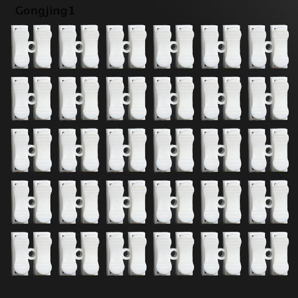 Gongjing1 30pcs Konektor Kabel Listrik Kunci Otomatis