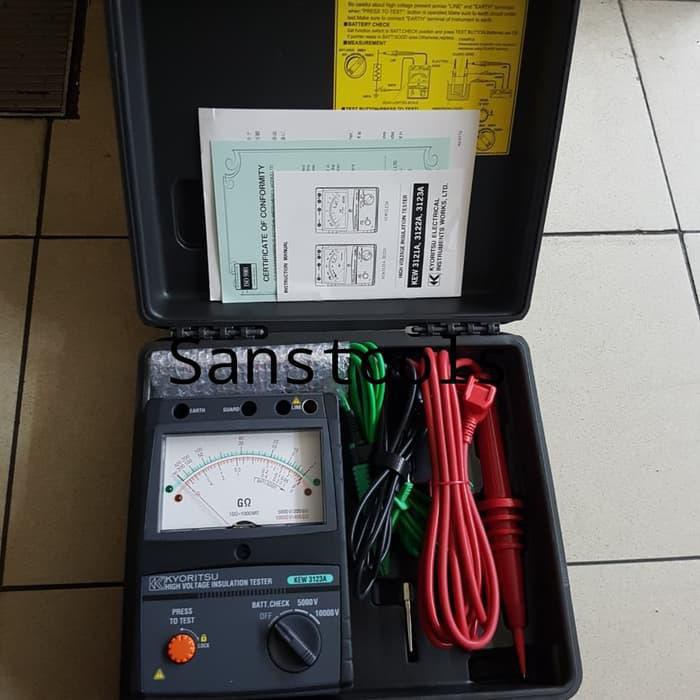 Kyoritsu 3123A analog high insulation tester megger 10kv 3123 A Japan