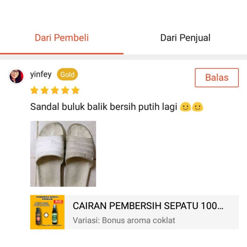 CAIRAN PEMBERSIH SEPATU 100ML/SHOES CLEANER/PEMUTIH SEPATU/SABUN SEPATU/PENGHILANG NODA SEPATU