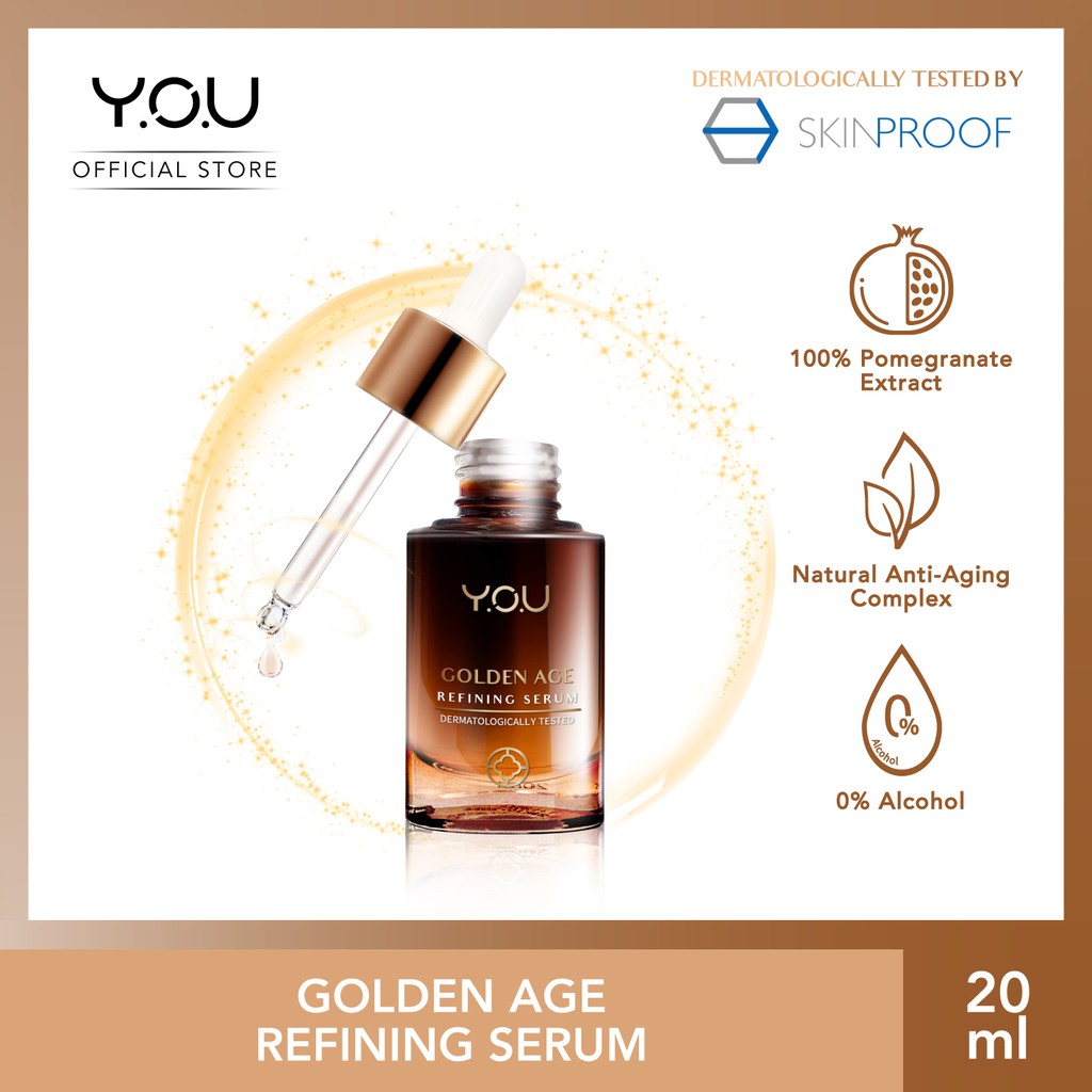 YOU Golden Age Refining Serum 20ml [Skin Renewal Activator] Shopee