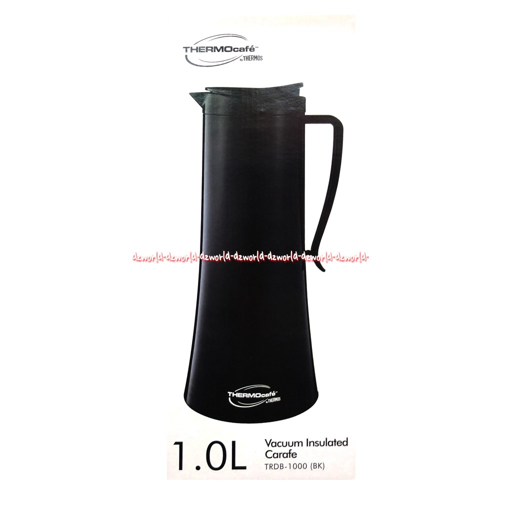 Thermocafe Vacuum Insulated Carafe Thermos Teko Termos 1 Liter Hitam